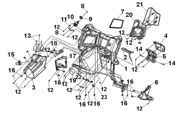 Облицовка передней стенки