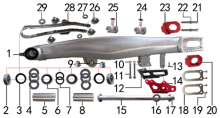 Подбор запчастей Маятник RTC300 (101310019-101310020) RTC-300R BSE