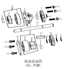 Подбор запчастей Маслянная помпа ZS177MM (NC300) [30.124.1006] Двигатели