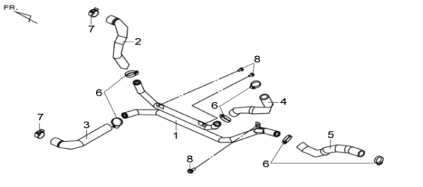 Патрубки системы охлаждения