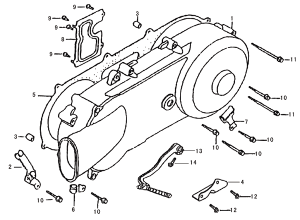 Крышка вариатора