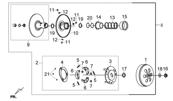 Сцепление в сборе