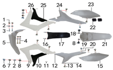 Подбор запчастей Облицовка M2Y (101300015) M2Y BSE