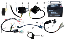 Подбор запчастей Электрика Z1 белый с USB ( c 2021) (101250034) Z1 BSE