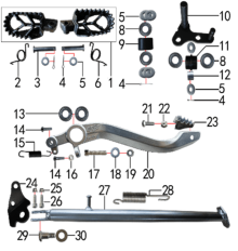 Подбор запчастей Подставка и подножки T7 (101413001) T7 BSE