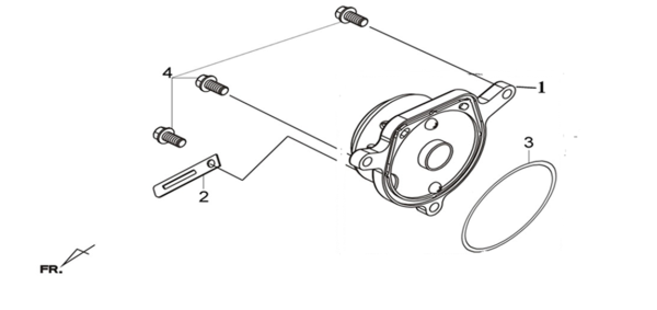 Боковая крышка блока цилиндров