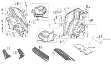 Подбор запчастей Облицовка пола Кузов/электрика MaxSYM 500 TL 2023 MaxSYM 500 SYM