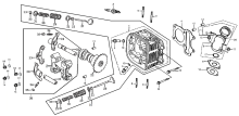 Подбор запчастей Голова цилиндра в сборе GY6 125cc Двигатели