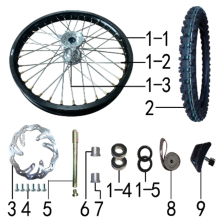 Подбор запчастей Колесо переднее T5 (X5) (101411000, 101411001) T5 BSE
