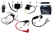 Подбор запчастей Электрика Z5L (101360044, 101360050) Z5L BSE