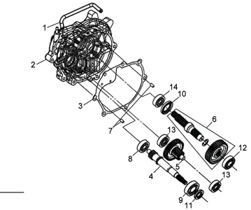 Подбор запчастей Редуктор Двигатель Jet 4 125 (AD12W1-6 ANA) Jet 4 125 SYM