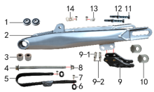Подбор запчастей Маятник PH09D CORE 125 (101160020, 101160021) Core SSSR