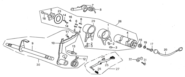 Барабан переключения передач