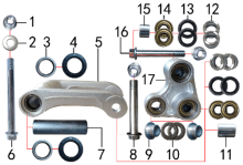 Подбор запчастей Рычаги прогрессии Z10L (J10) 2022 (101270019) Z10L BSE