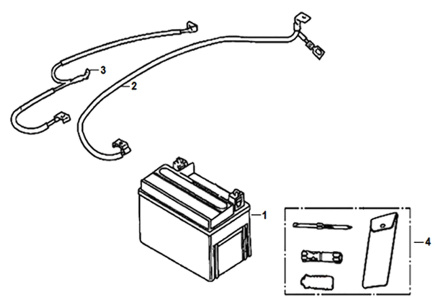 Подбор запчастей Аккумулятор и инструменты Рама Jet 14 200 (XC20W2-EU) Jet 14 200 SYM