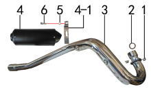 Подбор запчастей Выхлопная система PH02Y (101055000, 101055001, 101055002, 101055003) NEW ERA NEW ERA BSE