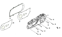 Подбор запчастей Крышка картера левая Двигатель (старый каталог) Crox 125 SYM