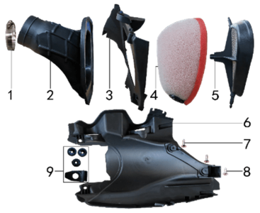 Подбор запчастей Воздушный фильтр T7 SPORT (101413001) T7 BSE