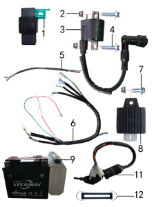 Подбор запчастей Электрика PH10L MXR 125 MXR BSE