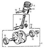 Коленвал / поршень
