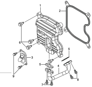 Подбор запчастей Клапанная крышка Двигатель GTS 250 (LM25W-6_edited) GTS 250 SYM