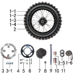 Колесо заднее