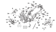Подбор запчастей Рама JoyRide 300 LJ30W1-EU JoyRide 300 SYM