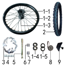 Подбор запчастей Колесо переднее T4 (101411500) T4 BSE
