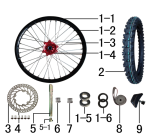 Переднее колесо