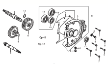 Подбор запчастей Редуктор GY6 125cc Двигатели