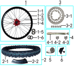 Колесо переднее