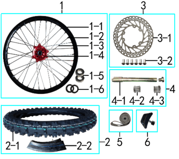 Колесо переднее