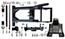 Подбор запчастей Маятник XT-1U (150021000, 150021001, 150021002, 150021003) XT-1U BSE