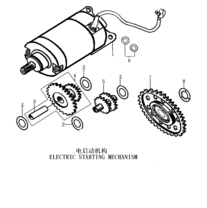 Подбор запчастей Стартер ZS161FMJ (CB150D) [30.121.0018] Двигатели