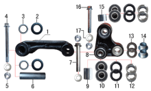 Подбор запчастей Рычаги прогрессии Z3Y (101210037, 121210037) Z3Y BSE