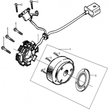 Подбор запчастей МАГНЕТО ZS174MN-5 (NB300) Двигатели