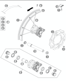 Переднее колесо