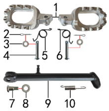 Подбор запчастей Подставка и подножки NEW ERA 110 E M 14/12 (101055004) NEW ERA BSE