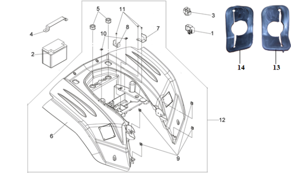 Заднее крыло