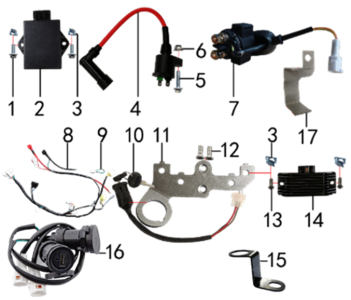 Подбор запчастей Электрика Z8 21/18 (101290015) Z8 BSE