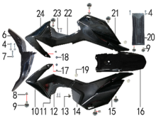 Подбор запчастей Облицовка PH10L - 150 (101190090) PH 150 BSE