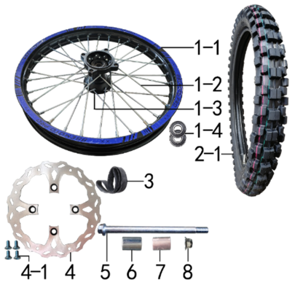 Колесо переднее