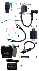 Подбор запчастей Электрика PH10L - 150 (101190090) PH 150 BSE