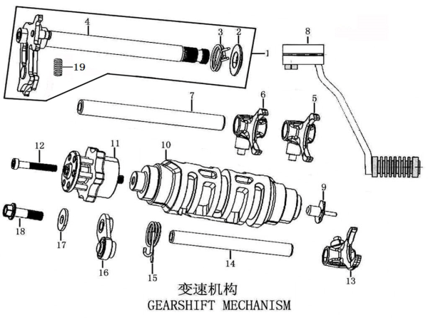 Механизм переключения передач