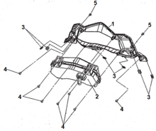 Подбор запчастей Спидометр Рама JoyRide 300 LJ30W1-EU JoyRide 300 SYM