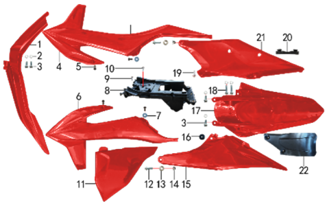Подбор запчастей Облицовка T9 (101414001) T9 BSE