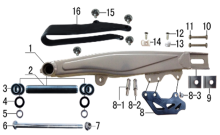 Подбор запчастей Маятник Z2 (c 2021) 19/16 USB белый пластик (101240032) Z2 BSE