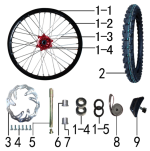 Колесо переднее