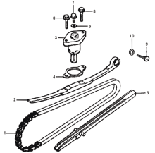 Подбор запчастей ГРМ GY6 125cc Двигатели
