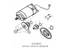 Подбор запчастей ELECTRIC STARTING MECHANISM ZS172FMM-3A (CB250-F) [30.123.1500] 147 Двигатели